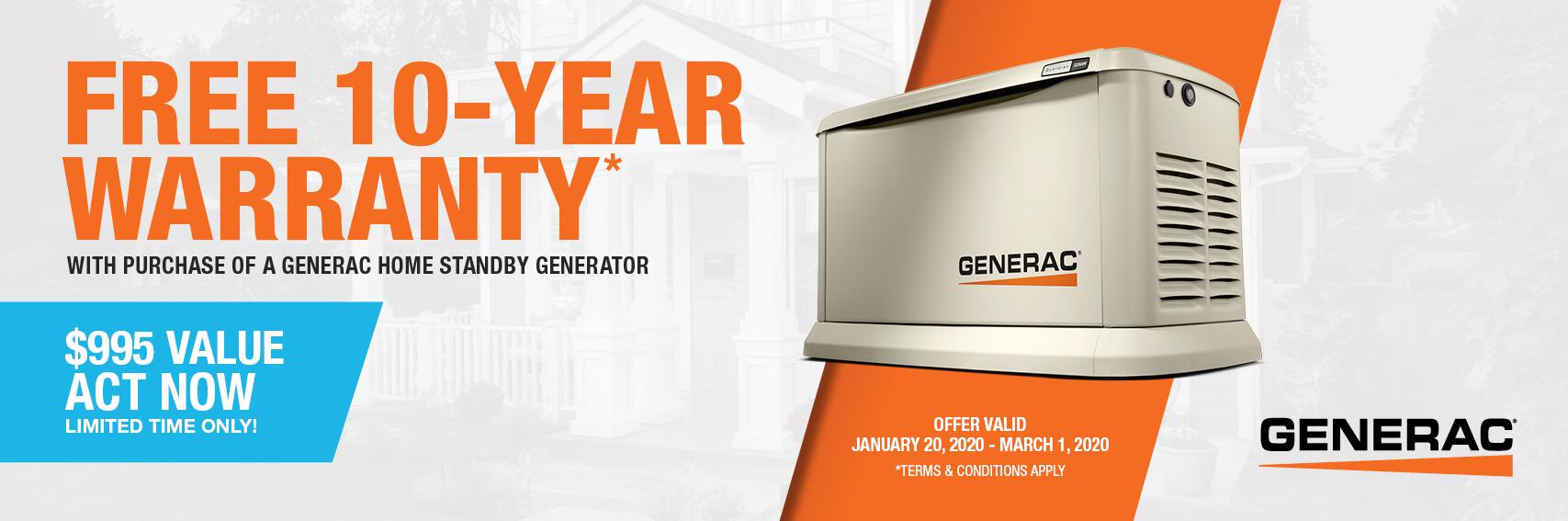 Homestandby Generator Deal | Warranty Offer | Generac Dealer | Redding, CA